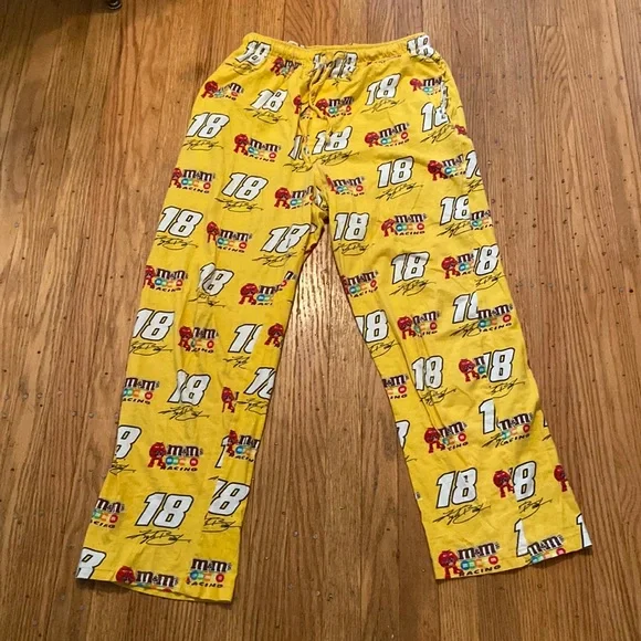 Nascar Other Nascar M M Racing Sleeplounge Pants Yellow Mens M